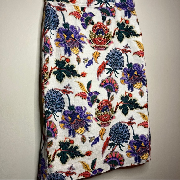 J. Crew Floral Paisley Midi Skirt - Picture 1 of 15